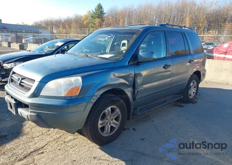 2005 Honda Pilot Ex-L from USA, damaged, VIN 2HKYF18625H553274